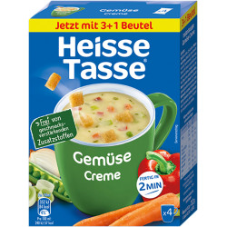 Heisse Tasse Grøntsagsuppe