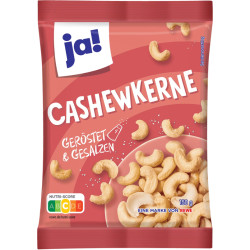 ja! Cashews ristet & saltet