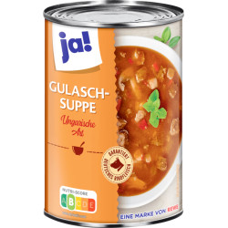 ja! Gullaschsuppe