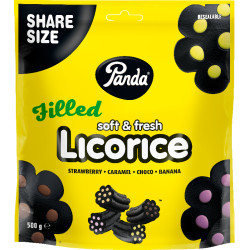 Panda Licorice Filled