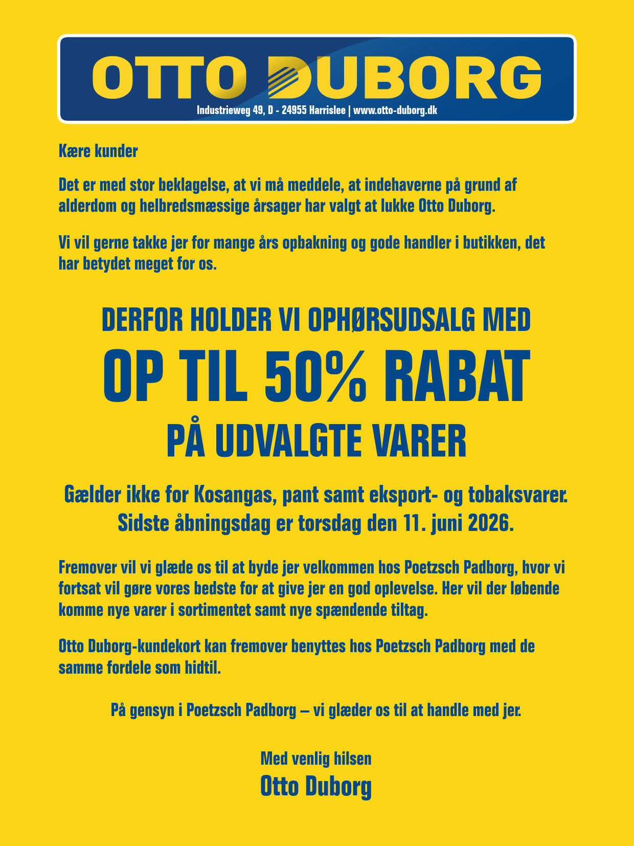 Ophørsudsalg